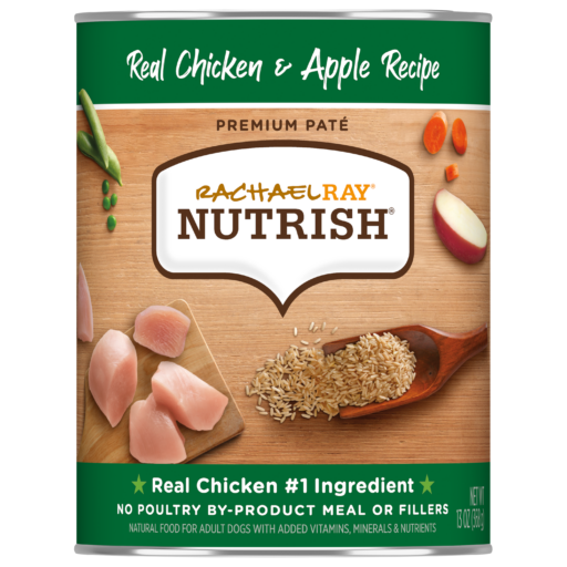 Nutrish Premium Pate Real Chicken Apple Wet Dog Food Can