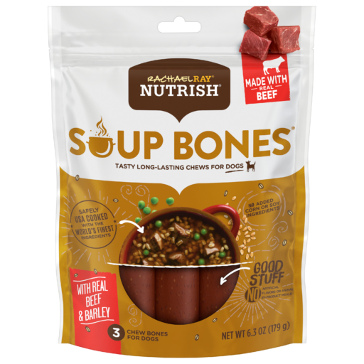 Nutrish Soup Bone Beef Barley Dog Treats