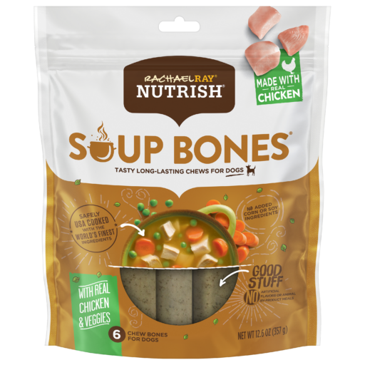 Nutrish Soup Bone Chicken Veggies Dog Treats