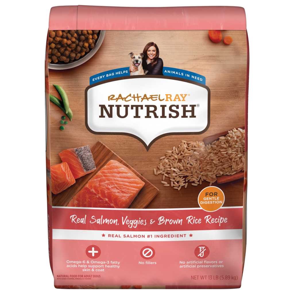 Nutrish Whole Health Salmon Veggies Brown Rice Dry Dog Food