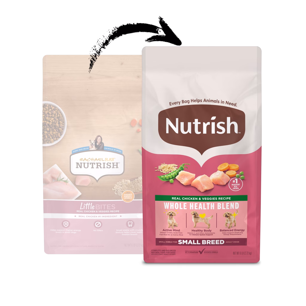 Nutrish Small Breed Real Chicken & Veggies Recipe Whole Health Blend Dry Dog Food