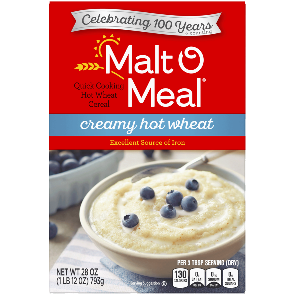 Malt-O-Meal® Original Hot Wheat cereal box