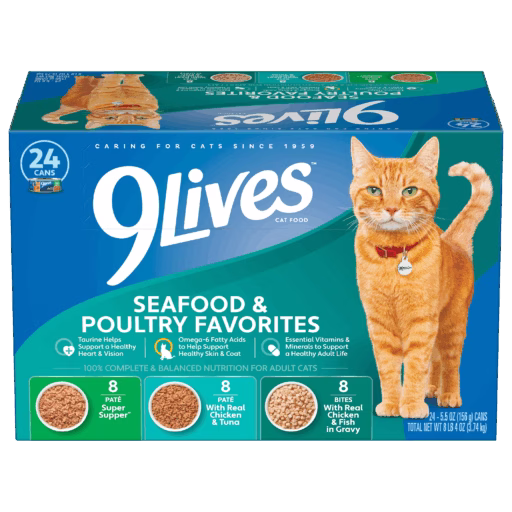 Seafood & Poultry Favorites Wet Cat Food Variety Pack