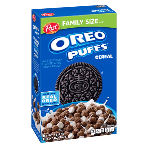 Oreo Puffs Cereal 16.5 oz box