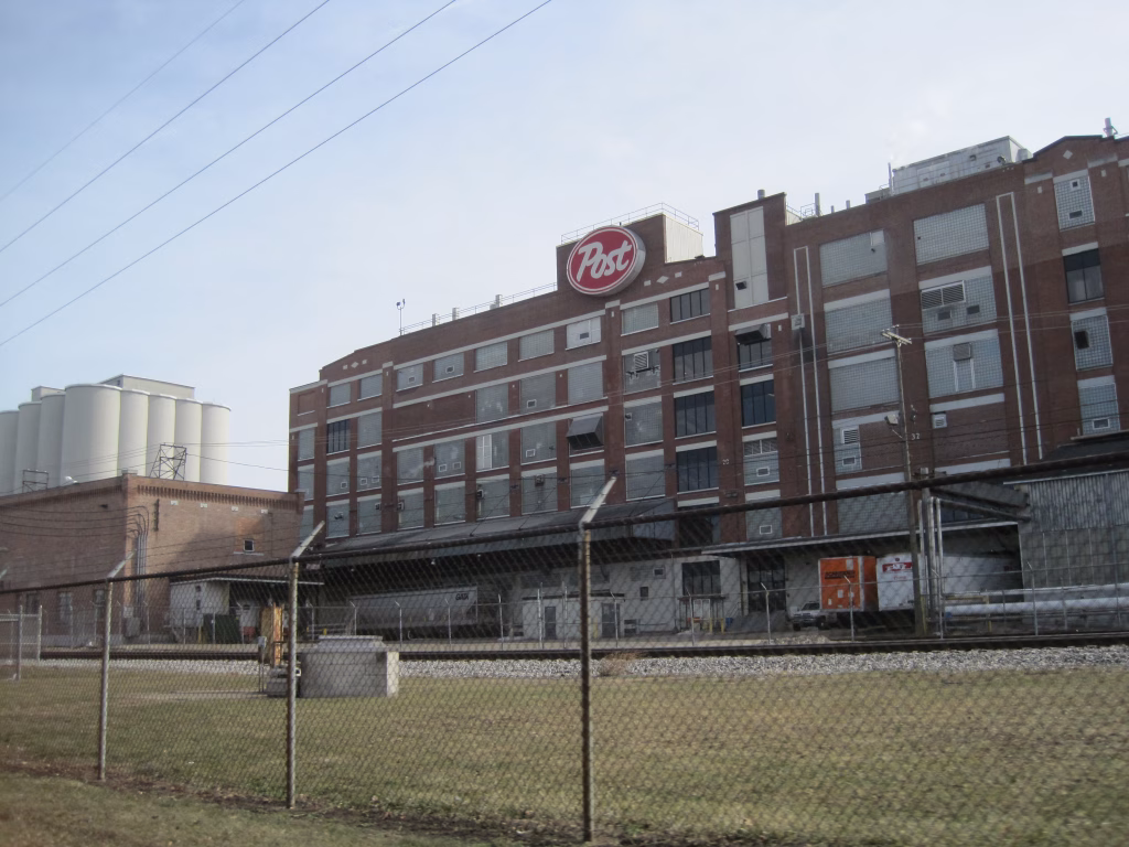 Post Consumer Brands manufacturing plant in Battle Creek, Michigan