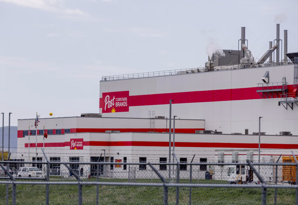 Post Consumer Brands manufacturing plant in Tremonton, Utah