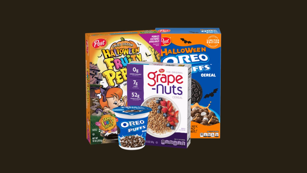 Summer and fall LTO cereals and products from Post Consumer Brands