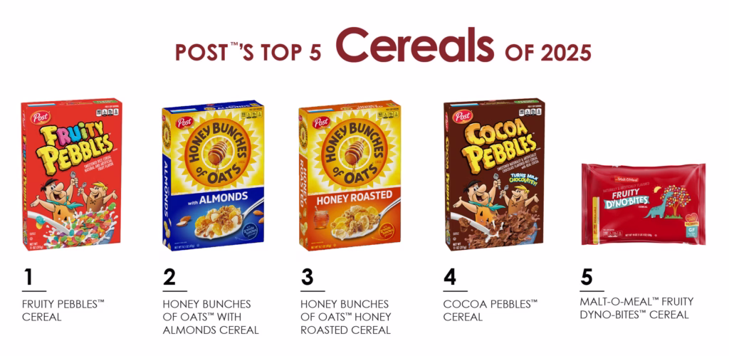 Top 5 Cereals