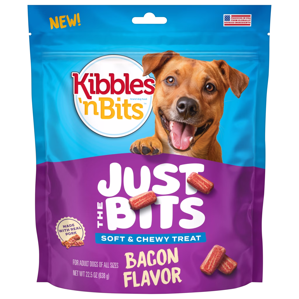 Kibbles n' Bits Just The Bits Bacon Flavor Dog Treat