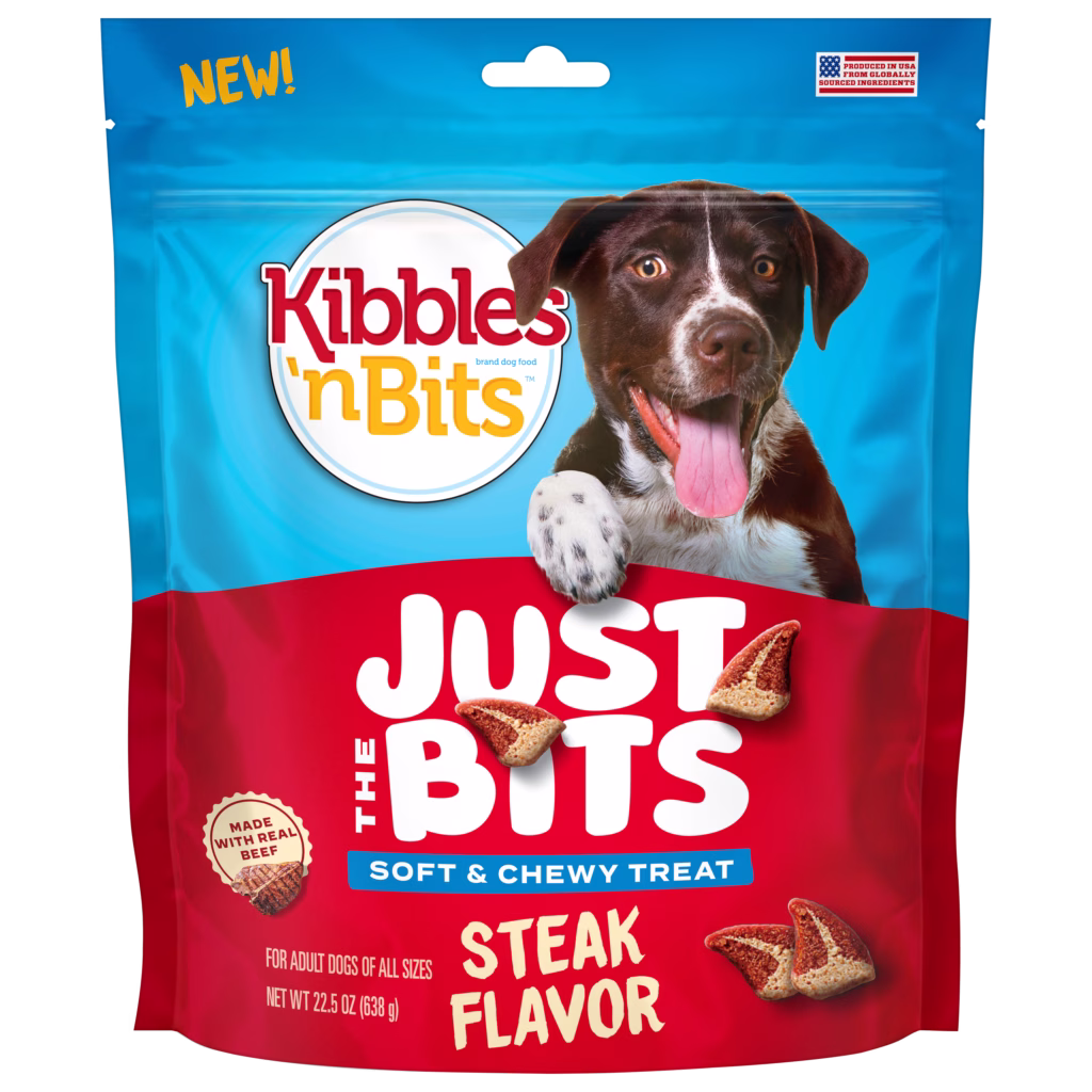Kibbles n' Bits Just The Bits Steak Flavor Dog Treat