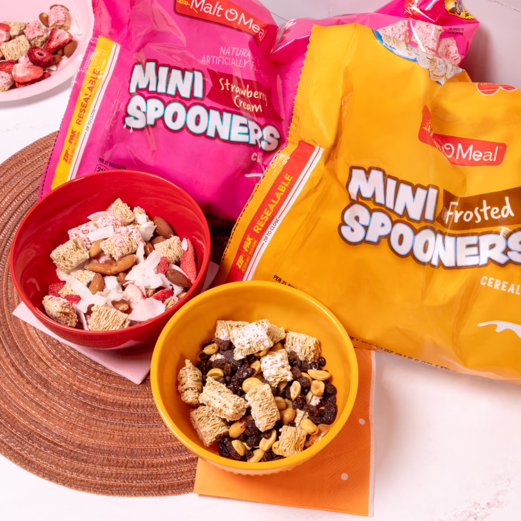 Malt-O-Meal cereal Mini Spooners trail mixes