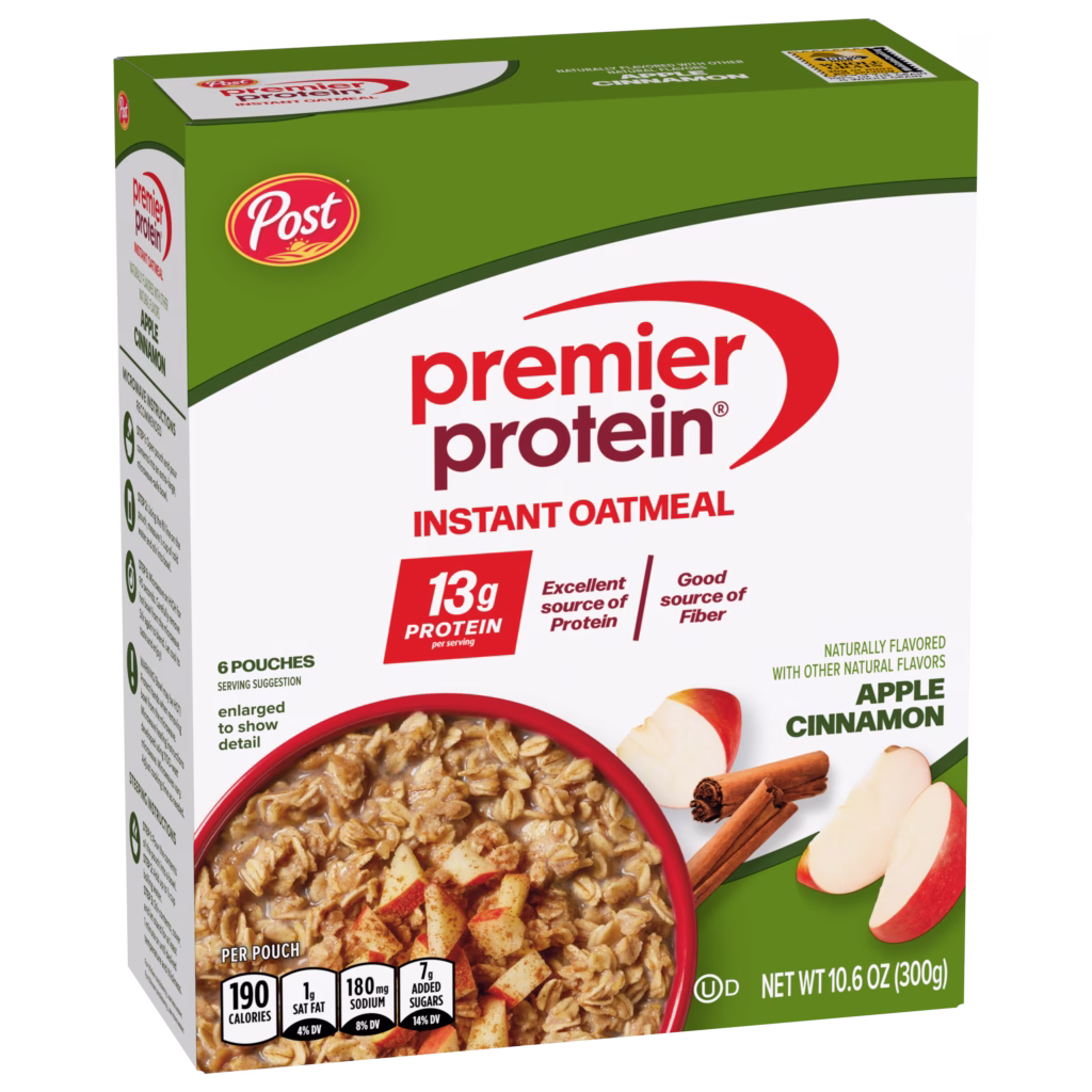 Premier Protein Apple Cinnamon oatmeal