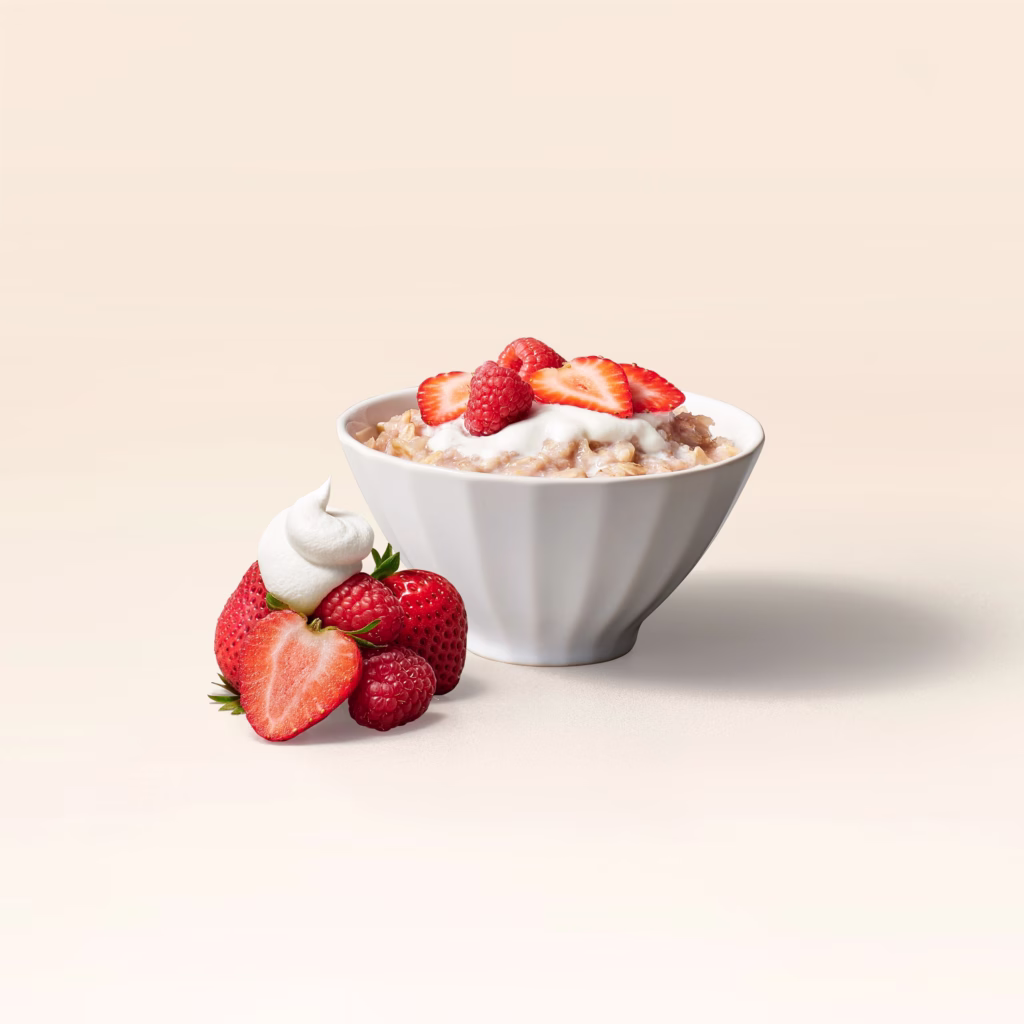 Premier Protein berries & cream oatmeal