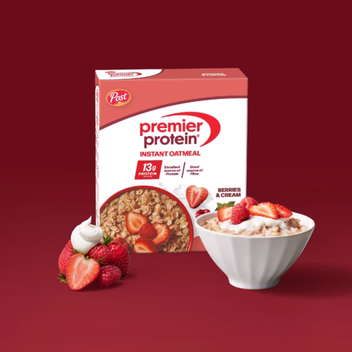Premier Protein berries & cream oatmeal
