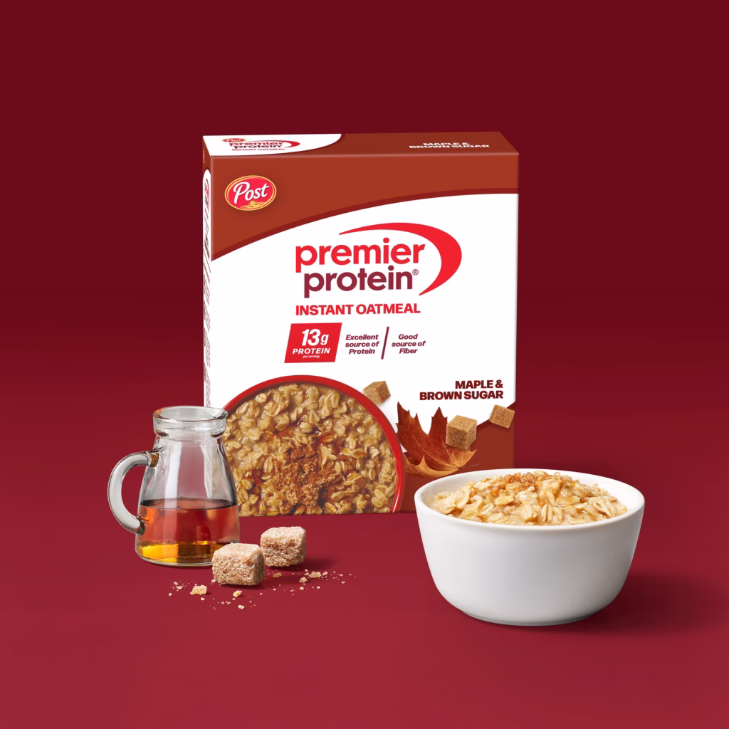 Premier Protein maple and brown sugar oatmeal