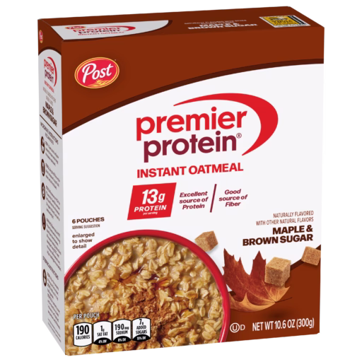 Premier Protein maple and brown sugar oatmeal