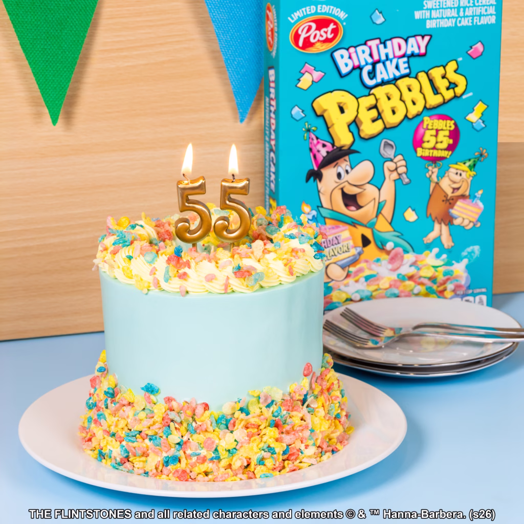 Birthday Cake PEBBLES Cereal Cake