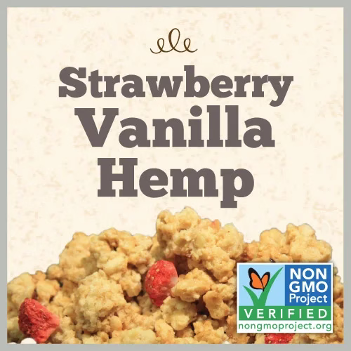 Golden Temple Strawberry Vanilla Hemp Granola