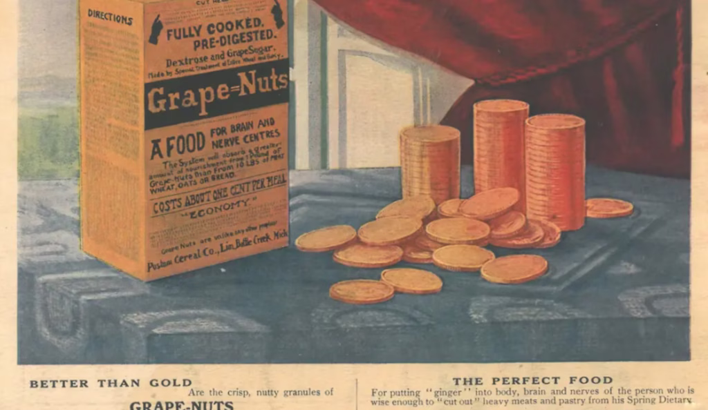grape nuts cereal then