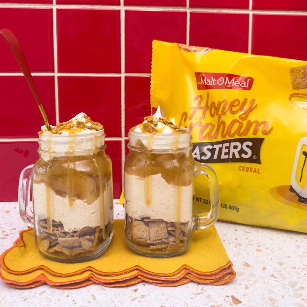 honey grahams apple pie trifle