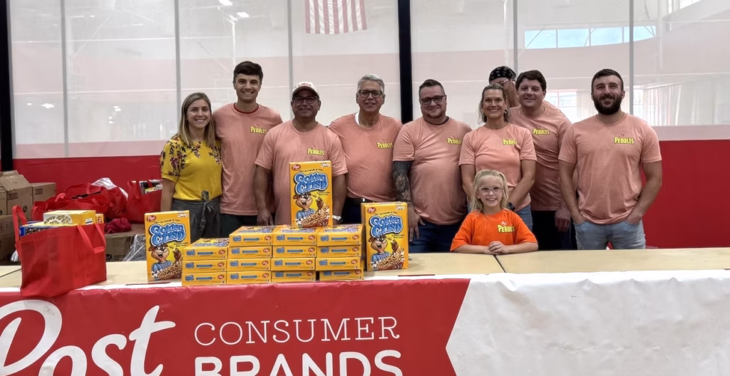 Post Consumer Brands employee volunteers