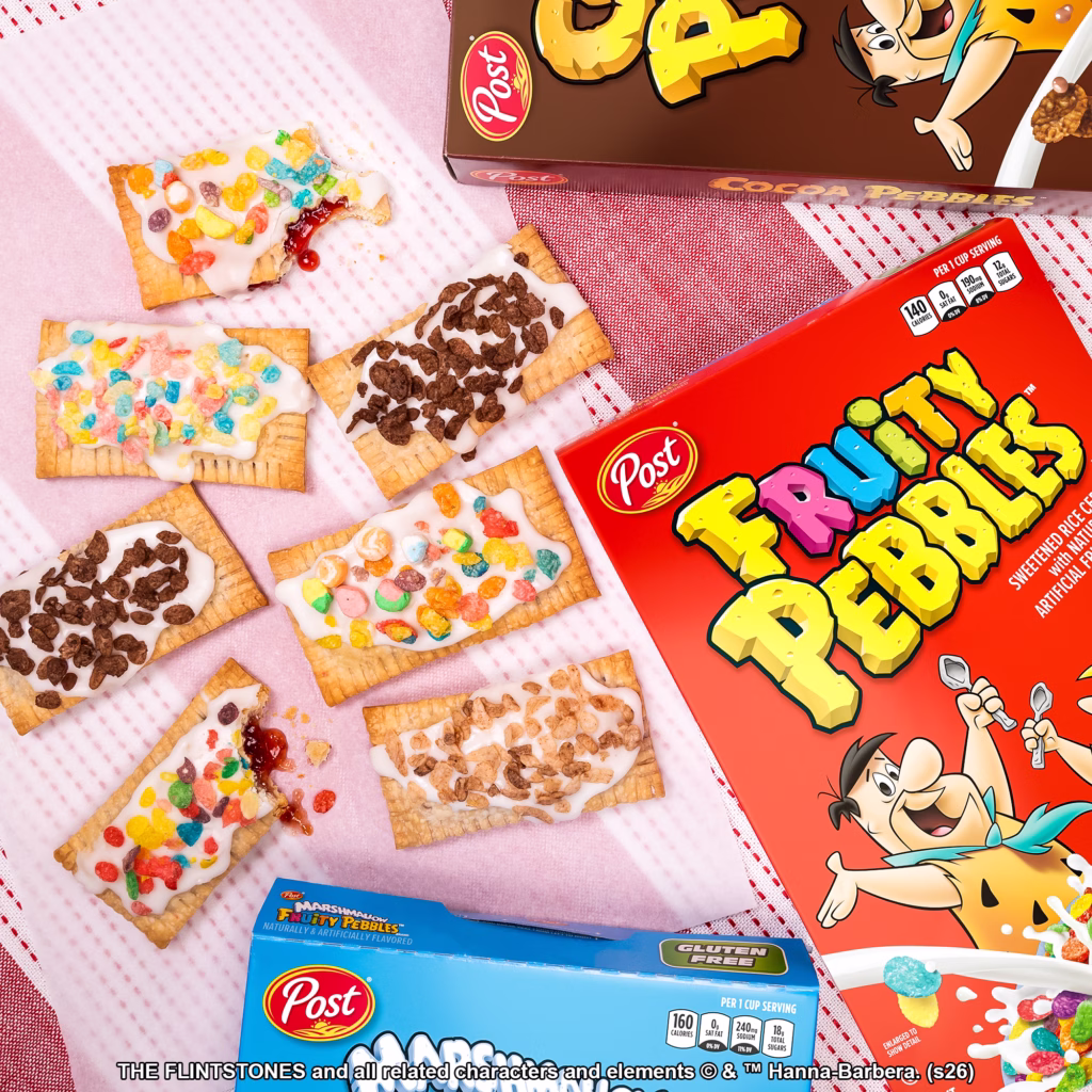 pebbles cereal toaster pastries