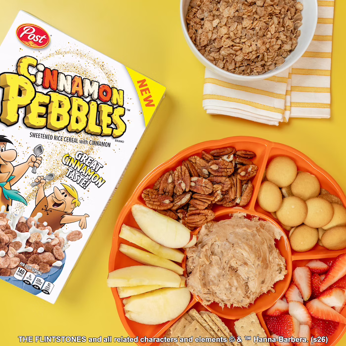 cinnamon pebbles cheesecake dip