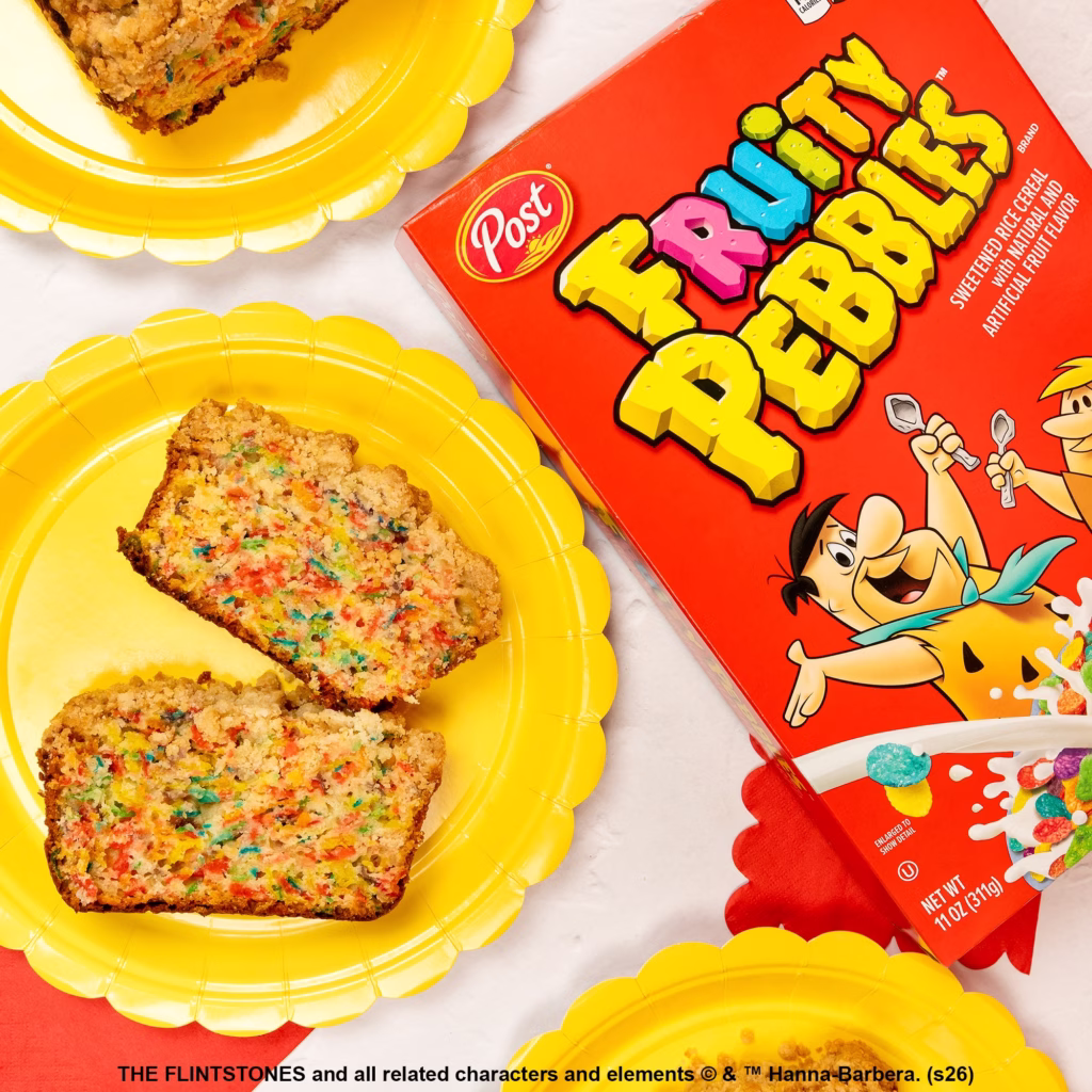 fruity pebbles breakfast bread